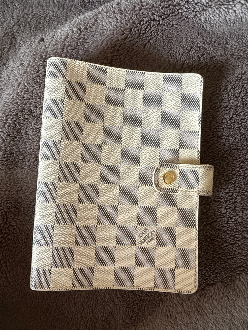 Louis Vuitton Damier Azur MM Agenda